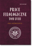Prace FILOLOGICZNE <br> Seria językoznawcza <br> tom LVIII