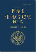 Prace FILOLOGICZNE <br> Seria językoznawcza <br> Tom LX