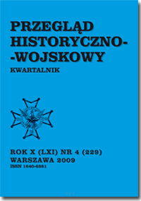 Przegląd Historyczno-Wojskowy nr 4/2009 (229)