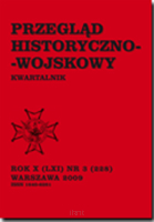 Przegląd Historyczno-Wojskowy nr 3/2009 (228)