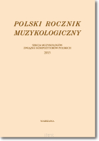 Polski Rocznik Muzykologiczny 2013