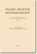Polski Rocznik Muzykologiczny 2014